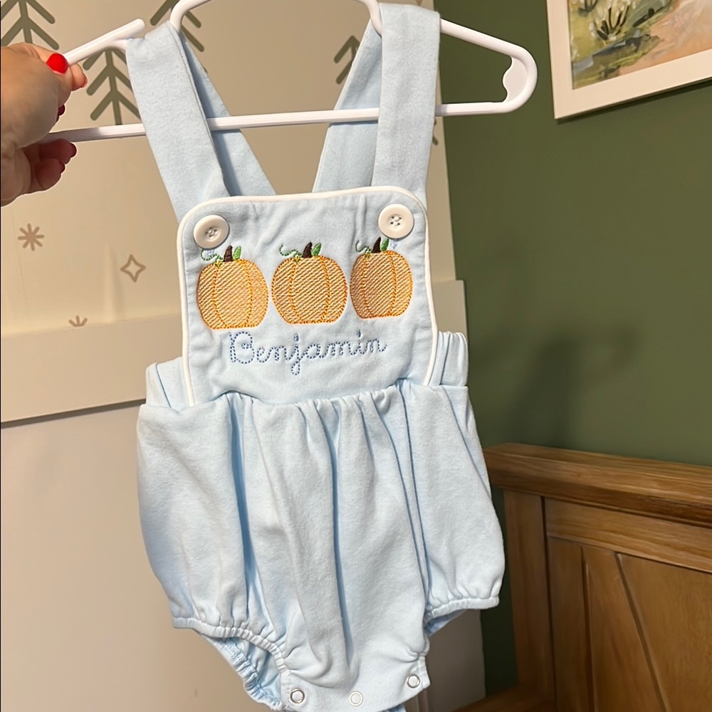 Benjamin 🎃Light Blue Kids Overalls